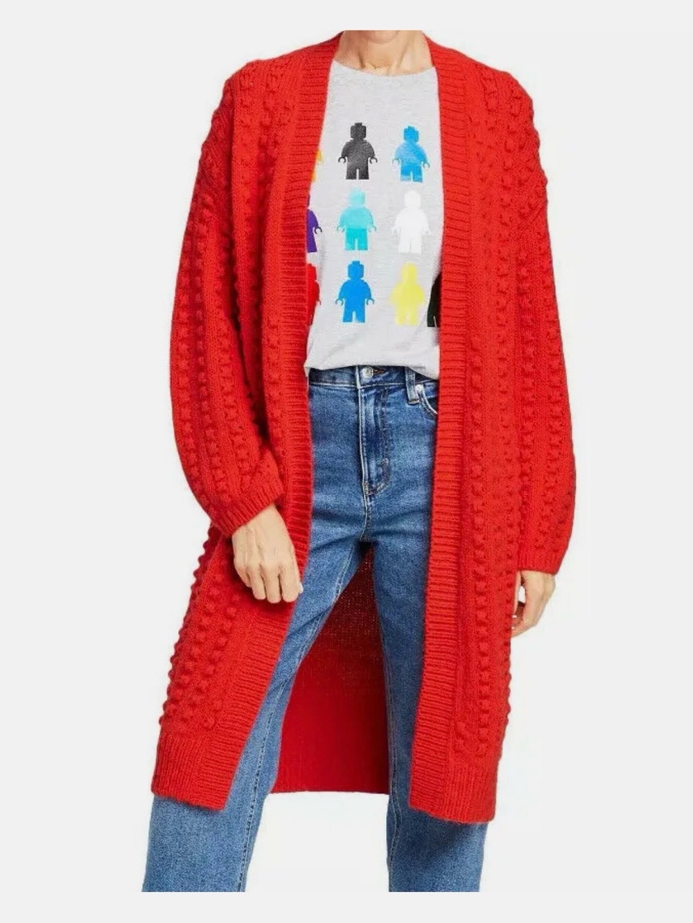 LEGO® Collection x Target Red XS - Women's Textured Cardigan